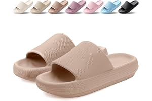 BAXIWUY Zapatillas Mujer Chanclas de Baño para Hombre Verano Super Suaves Chanclas de Casa Piscina Pantuflas Playa Comodas Antideslizante Sandalias Interior Exterior Unisex