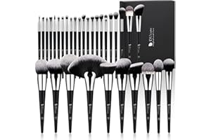 DUcare Professional Makeup Brush Set 32Pcs Makeup Brushes Premium Synthetic Kabuki Foundation Blending Brush Face Powder Blush Concealers Eye Shadows