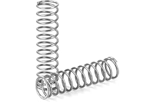 GUNGY Ressort de Compression 30mm Ressorts Compression en Acier Inoxydable Diamètre du Fil 0,8mm Diamètre Extérieur 8mm Force du ressort 1,2KG 10 Pièces