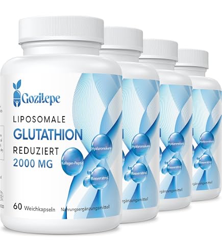 liposomal glutathione supplement europe Soft Capsules, 1000 mg per Serving, High Dose Dietary Supplement, 120 Capsules Health & Personal Care s acetyl l glutathione