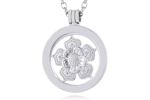 Morella Women's Necklace 70 cm Stainless Steel with Amulet and Coin 33 mm, in Jewellery Bag