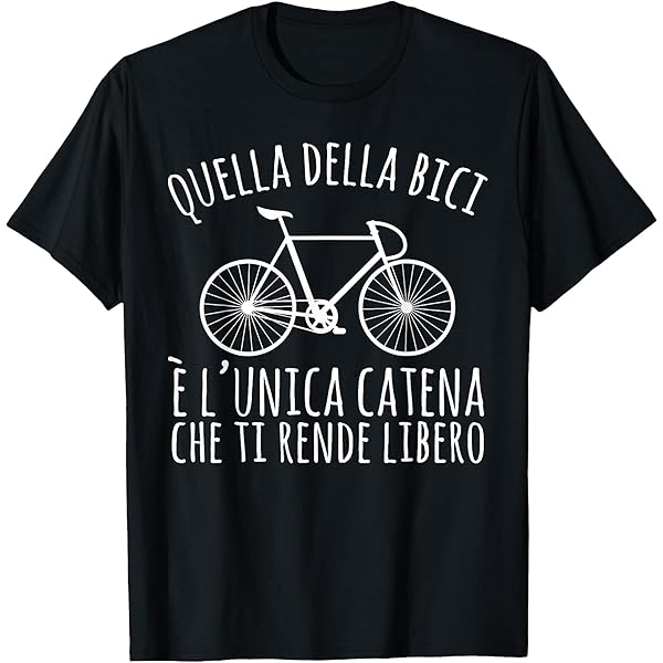 Maglietta Divertente Per Ciclisti - Cotone, Design Bici Da Corsa, Uomo E Donna - Foto 3