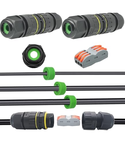 Connettore Cavo Impermeabile IP68 3 Vie - Per Esterno Con Protezione Massima - Foto 10