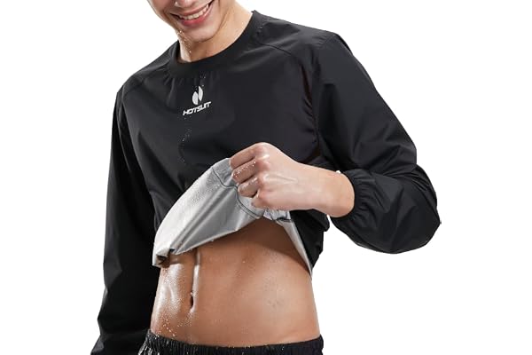 HOTSUIT Herr Bastu-väst Midje-tränare Män Viktminskning Korsett Body Shaper Svettväst