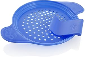 Muxel Spätzlewunder die Alternative für Spätzlebrett, Hobel Spätzlepresse mit Schaber, blau