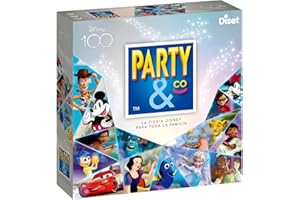 Diset - Party & co Disney 100 Aniversario, Juego de Mesa para niños a Partir de 4 años