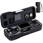 Coverzone DJI Osmo Pocket 3/4 ile Uyumlu Sert Koruyucu Taşıma &Ccedil;antası Short | ABS Sert Kabuk, Silikon İ&ccedil; Astar, Şok Emici K&ouml;ş