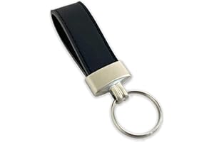 pubblimania Porte-clés en cuir synthétique élégant avec anneau. Utile pour les clés de maison, voiture, moto, scooter, portail léger et très résistant