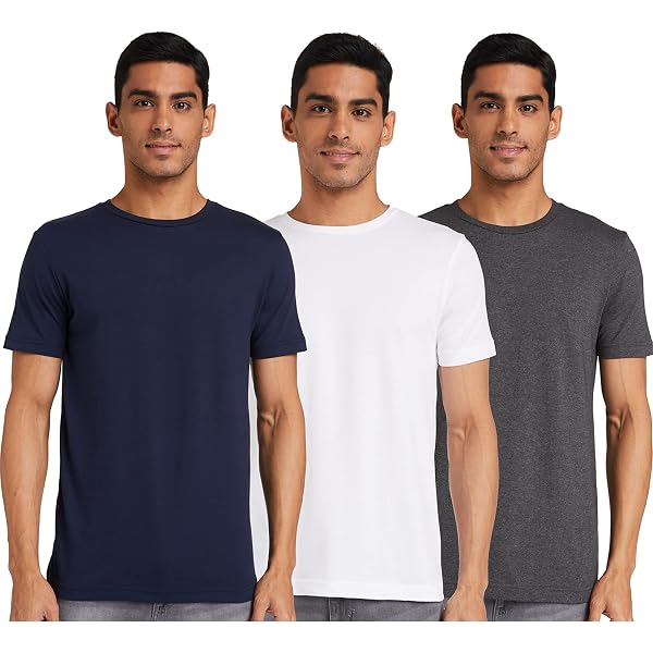thumbnail image 2 of Short-Sleeve Men's V Neck T-Shirts L / White 2 of 13