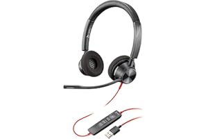 PLANTRONICS Poly Blackwire 3320 USB-A MS cuffia binaurale, BW3320-M USB-A