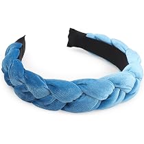 DRESHOW Stirnbänder Für Damen – Geflochten, Aus Samt, Elastisch, Mit Perlen Oder Leopardenmuster, Haarreifen