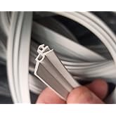 KALİTE - Orjinal Pimapen Pvc Kapı Pencere Fitili Contası 10 Metre Gri Uzunluk KAUCUK