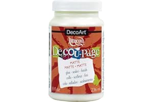 DECOART Deco Art Pegamento Decou-Page Americana, 236 ml, Mate, Multicolor, Otro