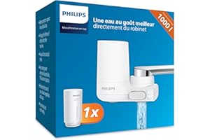 Philips Water Filtre Ontap AWP3703/10 MICROFILTRATION, filtre le CHLORE, les SÉDIMENTS et d'autres substances altérant le goût, capacité de filtration de 1.000 L