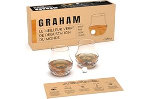 COOKUT - Le meilleur verre de dégustation du monde - Coffret de 2 verres spititueux - Révélez la finesse, la richesse et la complexité de vos alcools de caractère