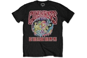 Tee Shack Guns n Roses Use Your Illusion Tour 92-93 Slash Officiel T-Shirt Hommes Unisexe