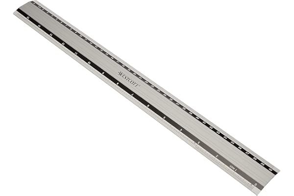Westcott E-10192 00 Règle en aluminium 40 cm