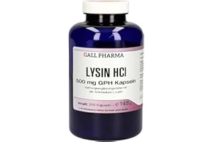 Gall Pharma Lysin HCl 500 mg GPH Kapseln, 250 Kapseln