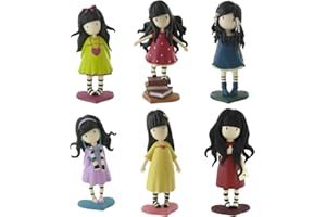 Comansi Lote 6 Figuras Gorjuss Santoro - New Heights - You Brought me Love - Little Song - The Pretend Friends - Heartfelt - from The Heart