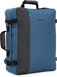 blnbag M3 - Zaino da cabina, bagaglio a mano Ryanair, zaino da viaggio con  scomparto per laptop da 17”, pratico come una valigia, 35 litri :  Amazon.it: Valigeria