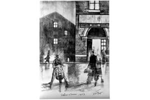 HANDMADE "Lambretta Outside Wigan Casino" A signed limited edition signed print.