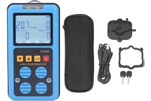 Holigie Gas Monitor 4 i 1 Co H2S O2 LEL EXCURENT Mätning Ljud Ljus Vibration Larm Bakgrundsbelyst Display Gasdetektor