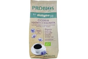 Probios - Chicorée Biologique, torréfiée et moulue en Italie. Cicoria tostata., Pack de 6 x 500g