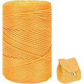 Polyester Yarn 3mm X 225 Meters, Macrame Yarn 3 mm, Macrame Ribbon, Polypropylene Yarn, Colored Braided Macrame Cord, Knittin