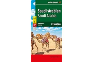 Saudi-Arabien, Straßenkarte 1:1.500.000, freytag & berndt (freytag & berndt Auto + Freizeitkarten)