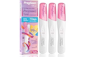 Accufast Test di gravidanza 3 Conteggio - 10 MIU/ml Test di gravidanza a rilevamento precoce | Rileva la gravidanza 7 giorni dopo il concepimento | Risultati rapidi in 40 secondi | Affidabile Home