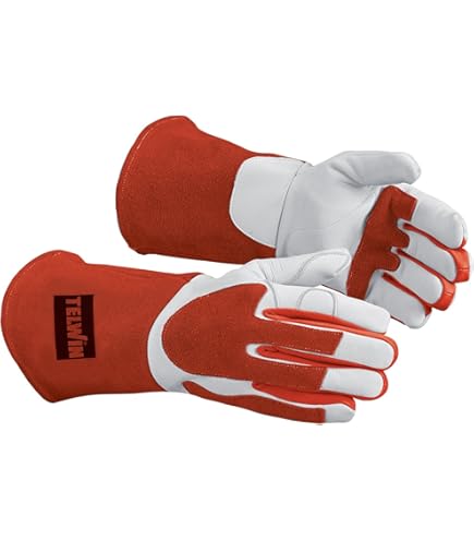 Guanti Da Saldatore In Pelle Di Capra - Taglia 9 Per Saldatura TIG | Morbidi E Precisi - Foto 3