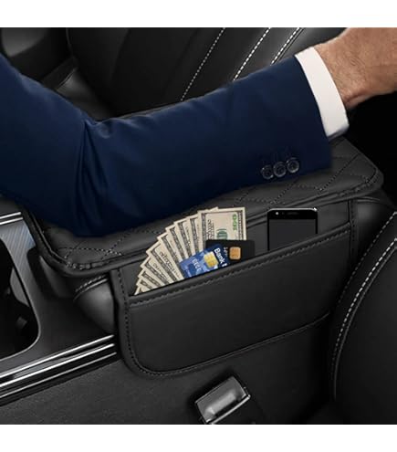 Auto Armlehnenabdeckung Aus Kunstpelz - Bequem & Schutz Für Mittelkonsole