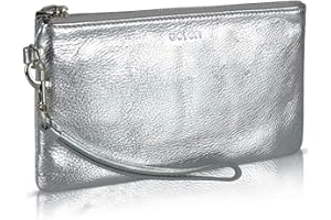 befen Women's Leather Wristlet Clutch Cell Phone Purse Wallet Lambskin Quilted Ladies Crossbody Handbags with Wrist Strap & Shoulder Strap