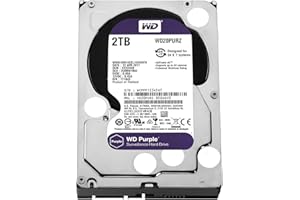 WESTERN DIGITAL WD Purple WD20PURX- Disco duro para videovigilancia (2 TB, Intellipower, SATA 6 GB/s, 64 MB de caché, 3.5")