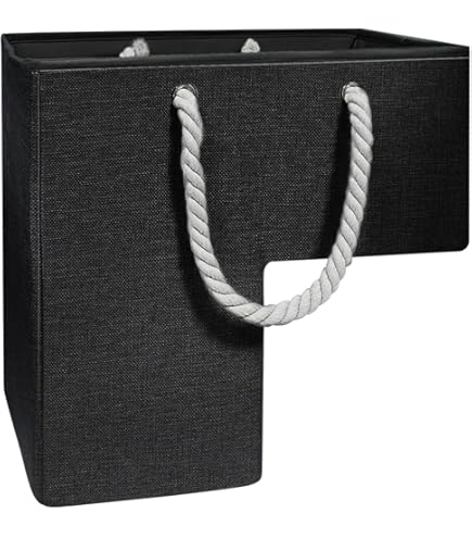 Cestino Pieghevole Per Scale A L - In Feltro, Organizer Per Vestiti, Giocattoli, 42x25x42cm - Foto 5