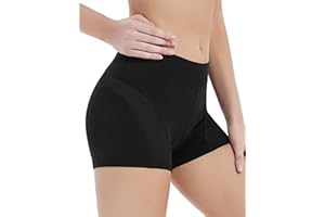 INBIKE Spodnie rowerowe damskie, wyściełane, krótkie, z wysokim stanem, oddychające, szybkoschnące, elastyczne spodenki rowerowe z wyściółką, spodnie rowerowe SW003