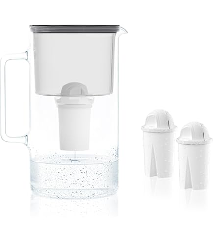 Wessper Waterfilter-Karaf 2.5 L | Filter Vervanging voor Dafi Unimax Aquaphor A5 BRITA Maxtra PHILIPS AWP212/10 | Bevat waterfilterkan waterfilterpatroon | Blauw