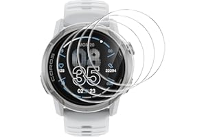 GIOPUEY Protector de Pantalla para COROS Apex 4 42mm, [4 Unidades] HD Vidrio Templado láminas Protectora [Cobertura Completa] con Capa Oleófoba - Transparente