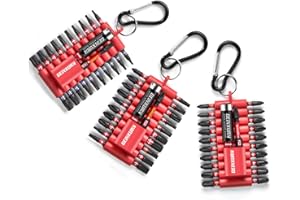 Geinxurn Lot de 66 Embouts de Vissage 25/50mm Torx Phillipes Pozidriv Hex Plate Embout de Tournevis, S2 Acier Allié Magnétique Jeu d'embout pour Visseuse à Choc avec Porte-embout et Bande de Stockage