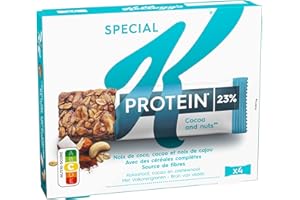 Barres céréales Special K Protein Kellogg's Coco Cacao Cajou - 4x28g