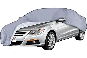 WALSER Bâche pour Voiture All Weather Premium 31050 enduite de PVC, résistante aux intempéries, imperméable, Protection UV, Bâche Complet