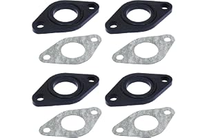 Set med 4 förgasare insugningsfogar förgasare insugningsrör tätningar med O-ring för 50cc - 125CC Dirt Pitbike ATV 4 hjul fyr