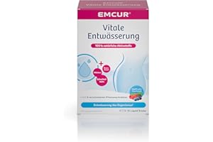 ‎EMCUR Emcur® Vitale Entwässerung | Unterstützt die Wasserausscheidung I Liquid Sticks für eine natürliche Entwässerung | 100% natürliche Aktivstoffe I vegan & zuckerfrei, für Gewichtsverlust