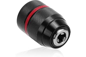 NQEUEPN Mandrino Autoserrante per Milwaukee M18, Mandrino per Avvitatore Mandrino Multi Uso in Acciaio Ad Alto Tenore di Carbonio Capacità di Serraggio del Mandrino da 1/2" 1,5-13 mm