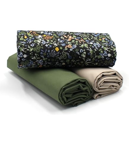 Tissu Coton 100% Motif Animaux Forêt Hiver - 0,5m X 160cm, Certifié Oeko-Tex, Pour Couture Déco/vêtements