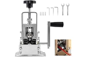 URHELP Manuelle Kabelabisoliermaschine, Multifunktional Abisolierwerkzeug, Tragbare Abisoliermaschine,1-21mm Handkurbel-Abisolierzange, Abisoliermaschine für das Recycling von Abfällen von Kupfer