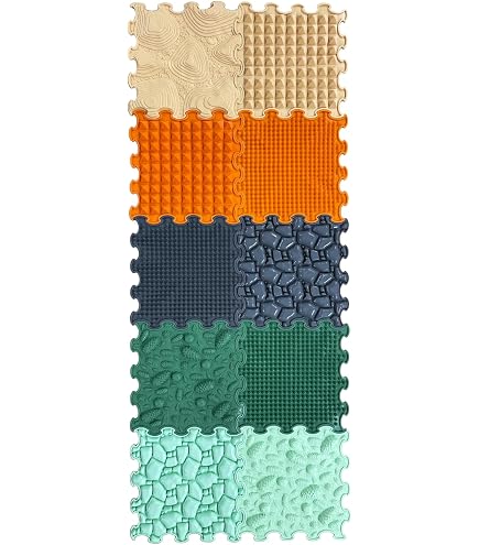 Jeu Tactile Autisme Tapis Sensoriel Pour Enfants Autistes - Textures
