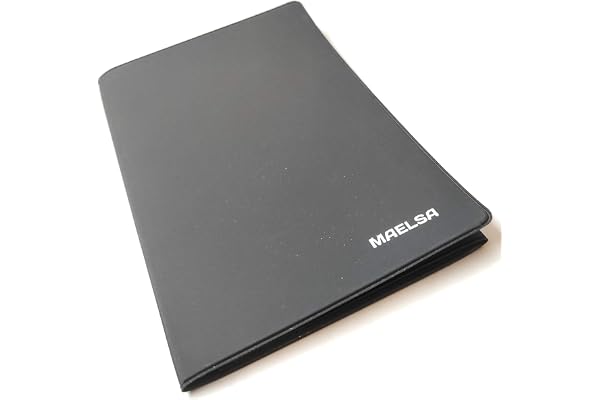 Maelsa Etui PVC Porte Carte Grise 26,5x13,3 cm - pour Carte Grise Européenne 25,4x12,5cm déplié - pour Homme ou Femme - Voiture, Moto, Scooter - Haute qualité - Pratique - Robuste