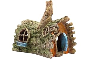 Rhitchy Decorazione per acquario, in resina, decorazione per acquario, per piccoli gamberetti, pesci