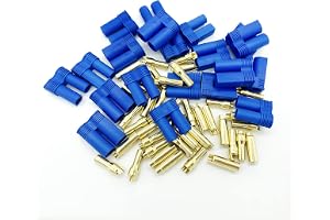 10 par EC5 banankontakter kvinnlig rund kontakt, EC5 5 mm kontakt uttag uttag set guldkontakt för RC ESC batteri LIPO motor